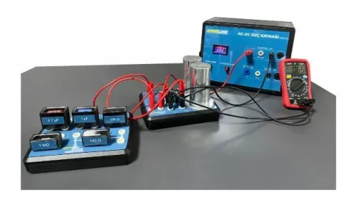 KONDANSATÖRÜN ŞARJ/DEŞARJ EĞRİSİ DENEY SETİ
